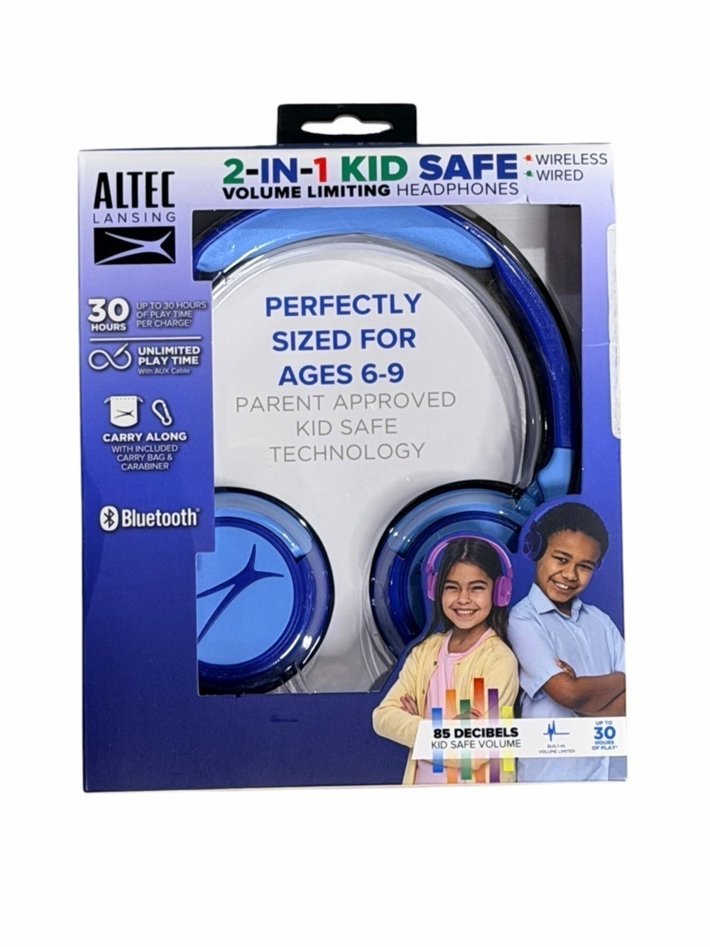 Altec Lansing Kid Safe Headphones Blue